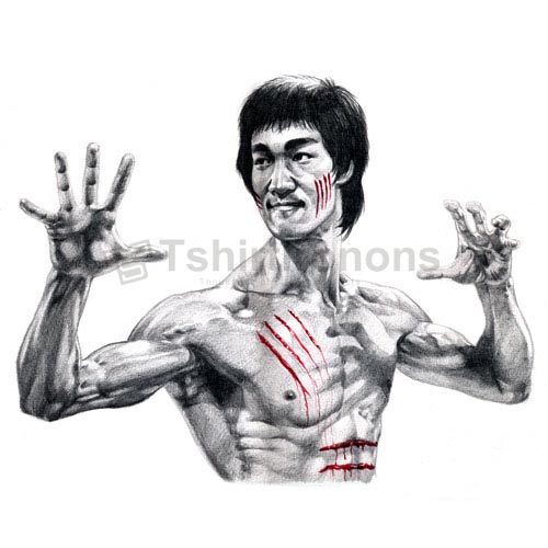 Bruce Lee T-shirts Iron On Transfers N7176